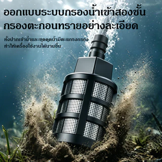 ปืนล้างรถไร้สาย 21V แรงดันสูง 6 โหมดฉีดน้ำ ปั๊มน้ำอัปเกรด กรองน้ำสองชั้น ล้างรถ รดน้ำต้นไม้ ล้างพื้นผนัง