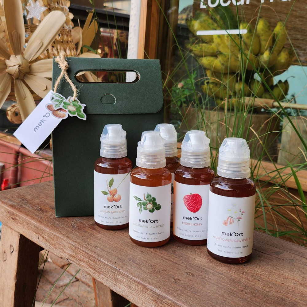 น้ำผึ้งแท้ 100% Raw Honey By mek Oort