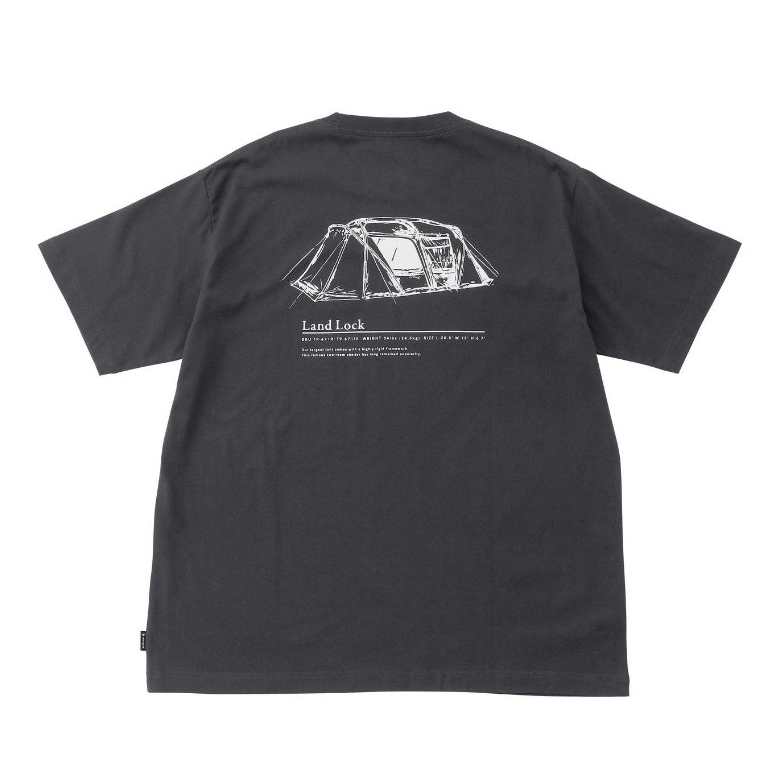 Snow Peak เสื้อยืด รุ่น LAND LOCK T-SHIRT