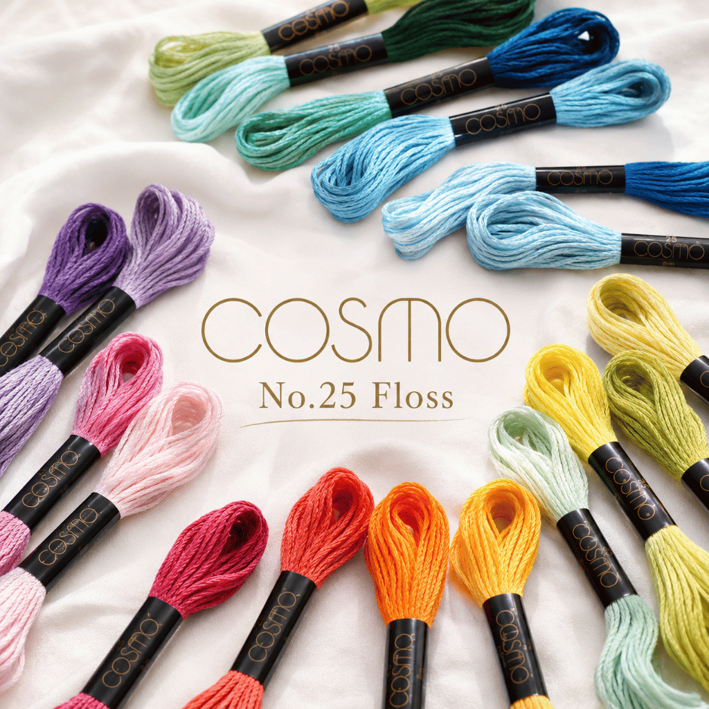 Set ไหม Cosmo Embroidery Floss No 25 made in japan 🇯🇵