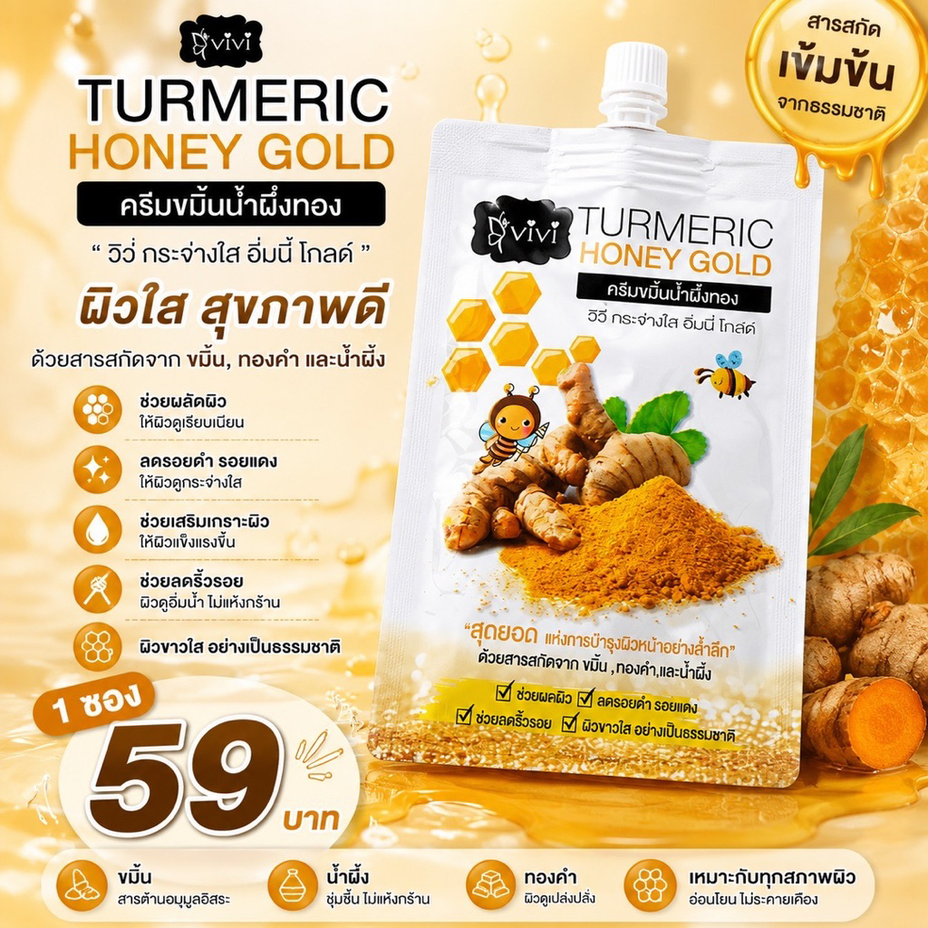 Vivi Turmeric Honey Gold (