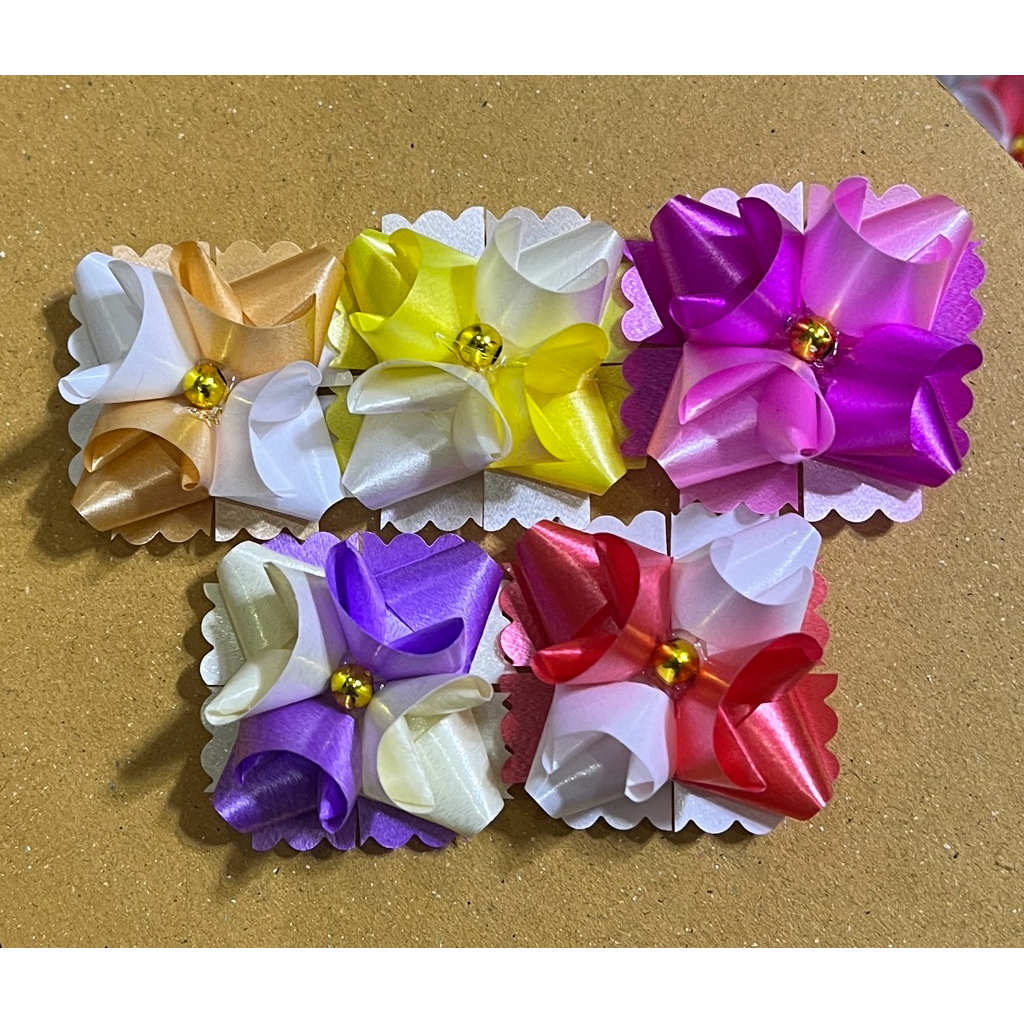 เหรียญโปรยทานดอกบุญตาคละสี (สินค้าพร้อมใช้งาน)
