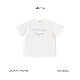 Marvenapparel - Ordinary People (Unisex) เสื้อยืดสกรีนลายทรง Baby crop / Oversized
