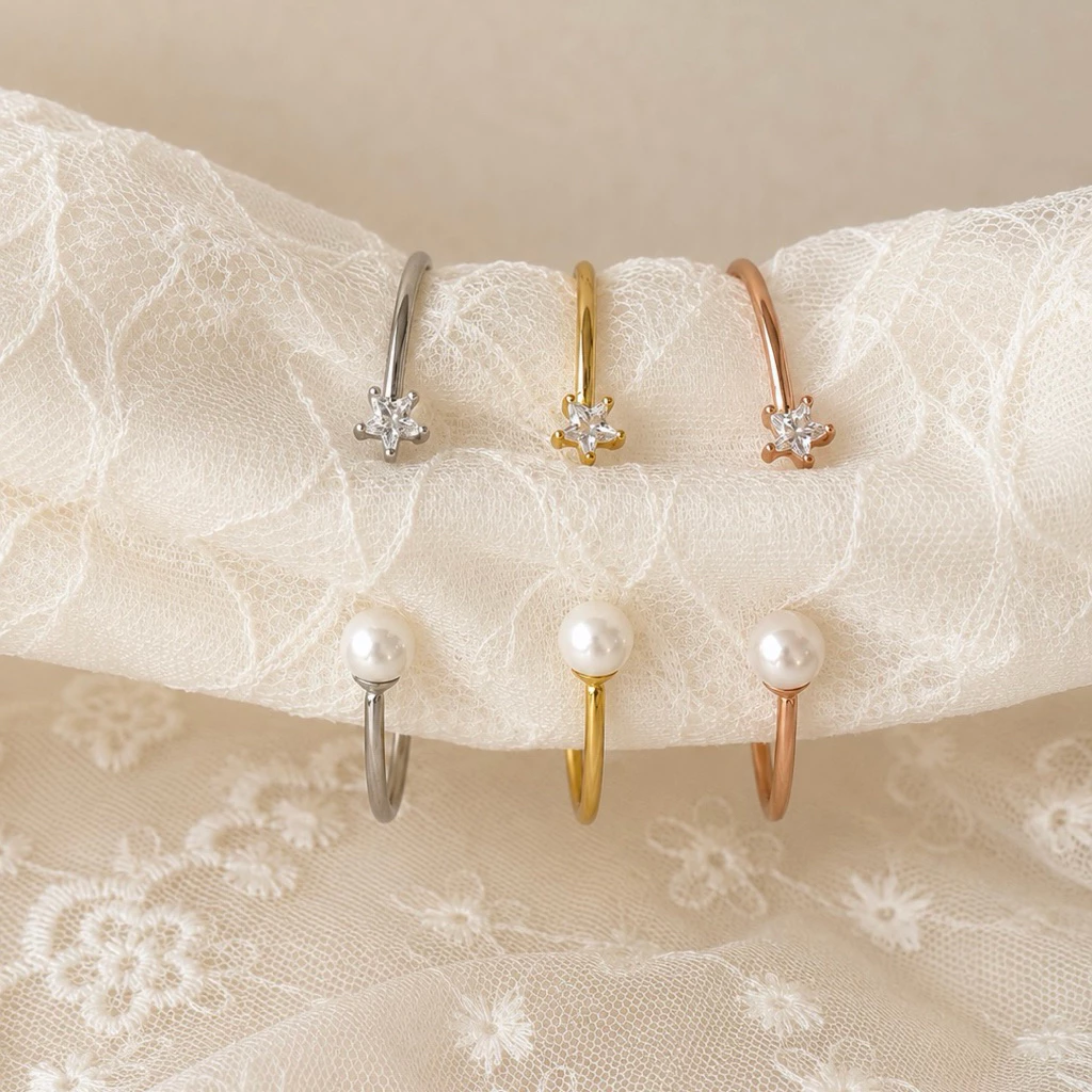Socrush.bkk | STAR PEARL CUFF bracelet | SB-110 | กำไลข้อมือ ดาว มุก