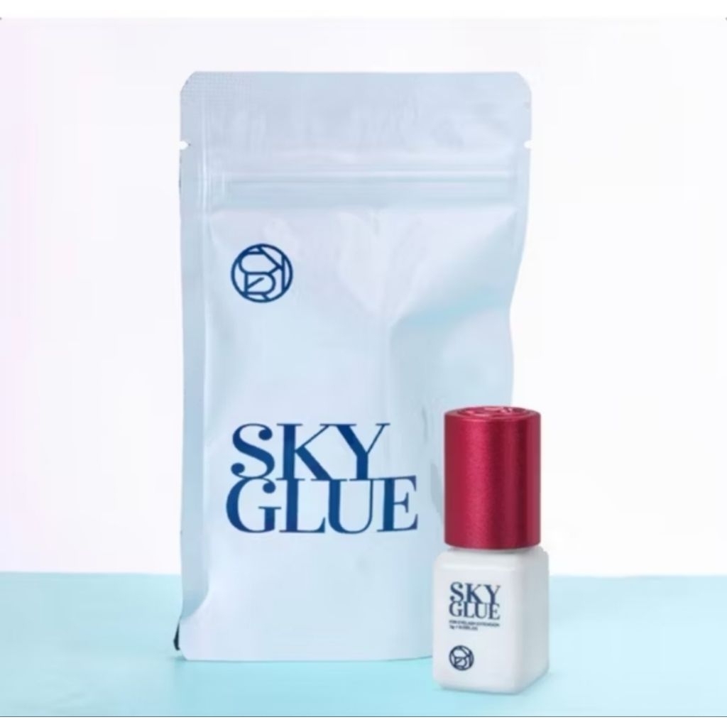 กาวต่อขนตา sky ฝาแดง ของแท้ 100% น้ำเขาจากเกาหลี