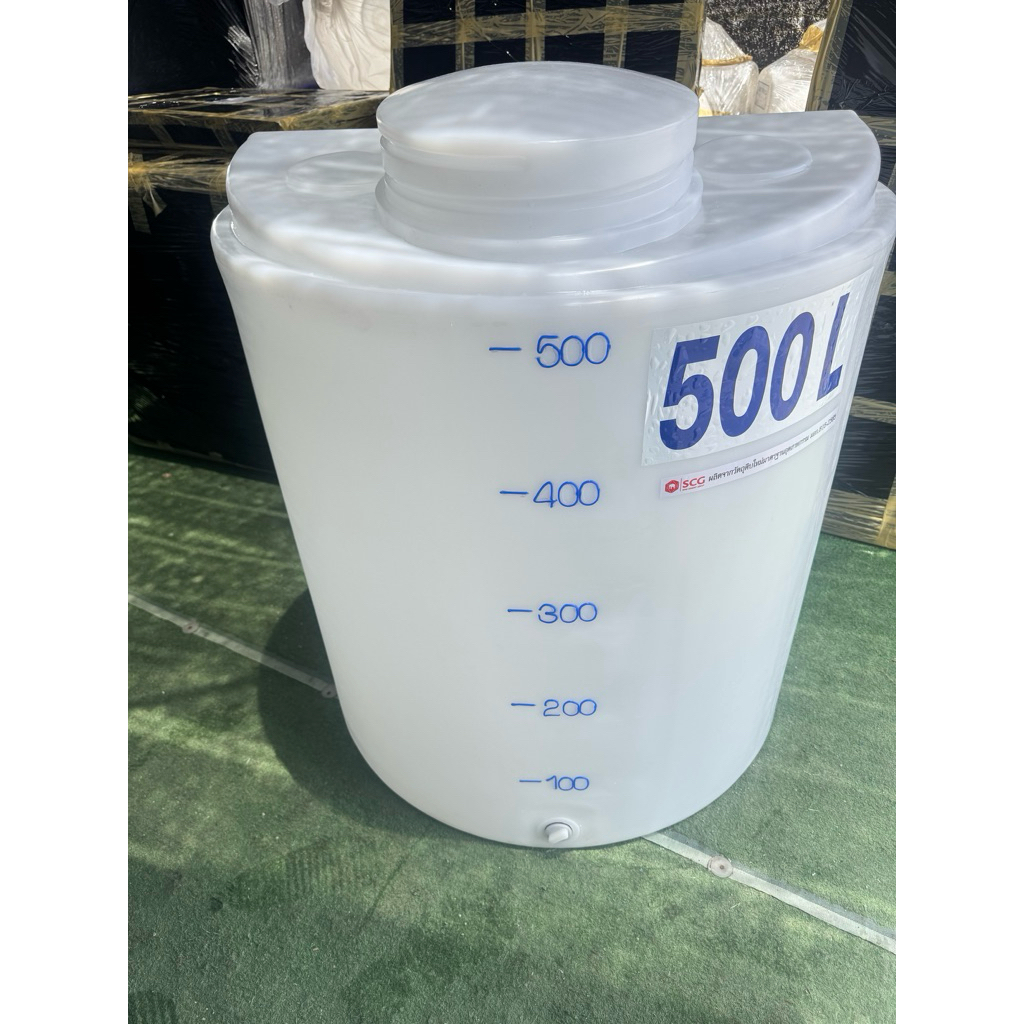 ถังเก็บน้ำพลาสติก500ลิตรถังเก็บน้ำ500ลิตรถังทรงกลม