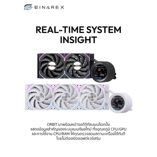 ชุดน้ำระบบปิด Einarex ORBIT Series (240-TDP 280W) / (360-TDP 320W) AIO Liquid Cooler รับประกัน 3 ปี