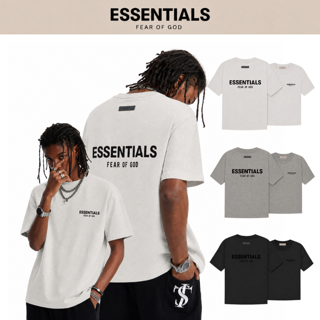 Fear of God Essentials100% Authentic SS22T-shirtหลวม