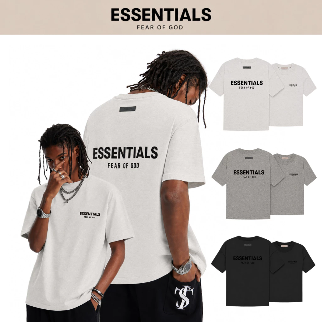 Fear of God Essentials100% Authentic SS22T-shirtหลวม