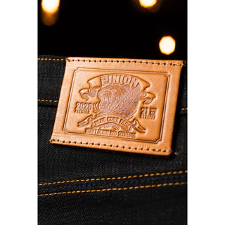 Pinion 21oz หมีทองBY Okayama Denim New หม Indigo X gold 21 oz ) Produced ผลิตออกมาเพียง250 ตัว indigo fade เฟดฟ้า