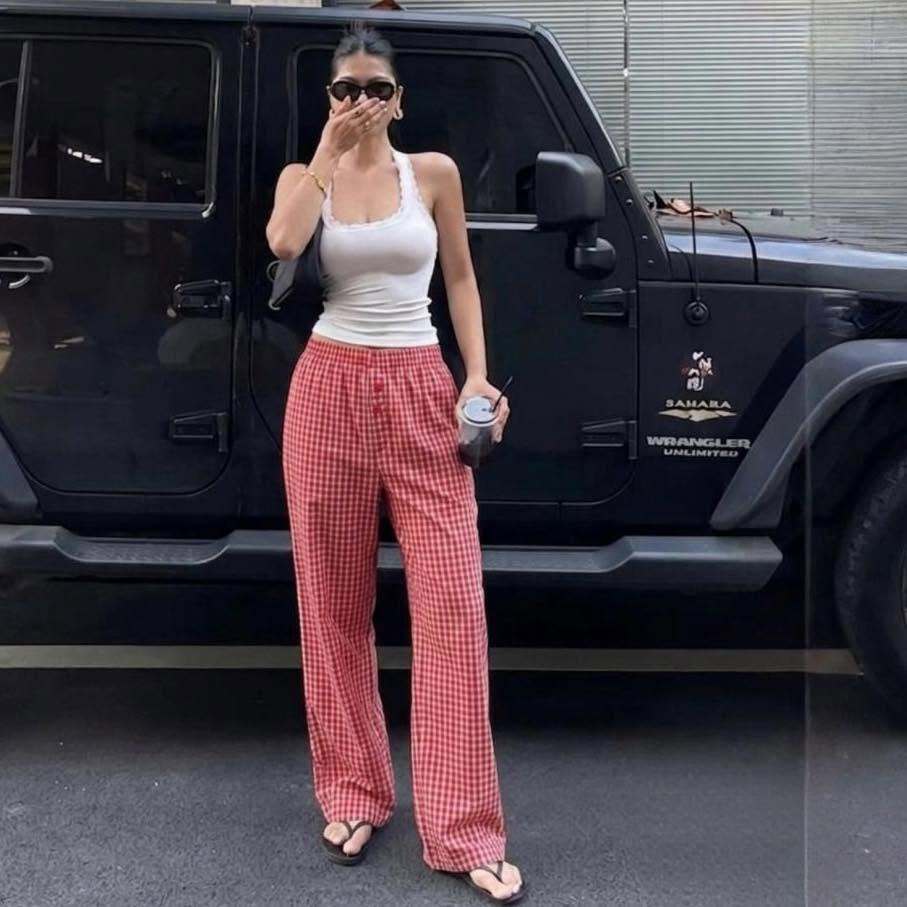 No Boundaries รุ่น Cotton Boxer Pants พร้อมดีไซน์เอวยางยืด ทรงหลวมสบาย