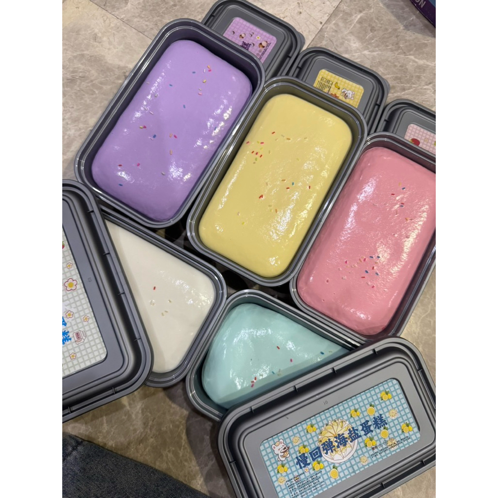 ❤️ใช้โค๊ดลด❤️ พร้อมส่ง 🇹🇭 สกุ๊ชชี่ Squishy ไอติมมูส แบบกล่อง 1 ชิ้น หอม นุ่ม
