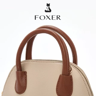 FOXER กระเป๋าสะพายสุภาพสตรี กระเป๋าแฟชั่นทรงเปลือกหอยใบเล็กน่ารัก หนัง PU นุ่ม