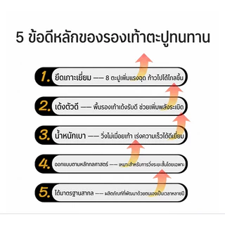 [COD] รองเท้ากรีฑา รองเท้าวิ่งตะปู 8 เข็ม มืออาชีพ กันลื่น ช่วยเพิ่มความเร็ว สำหรับนักกีฬา ชาย/หญิง ไซส์ 35-44