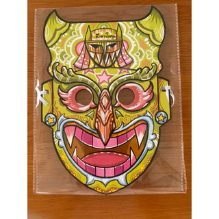 หน้ากากผีตาโขนกระดาษ#หน้ากากเด็ก#ของที่ระลึกเมืองเลย#ด่านซ้าย