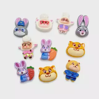 J178G เรซิ่นการ์ตูนดีไอวายแพ็คละ 10 ชิ้น