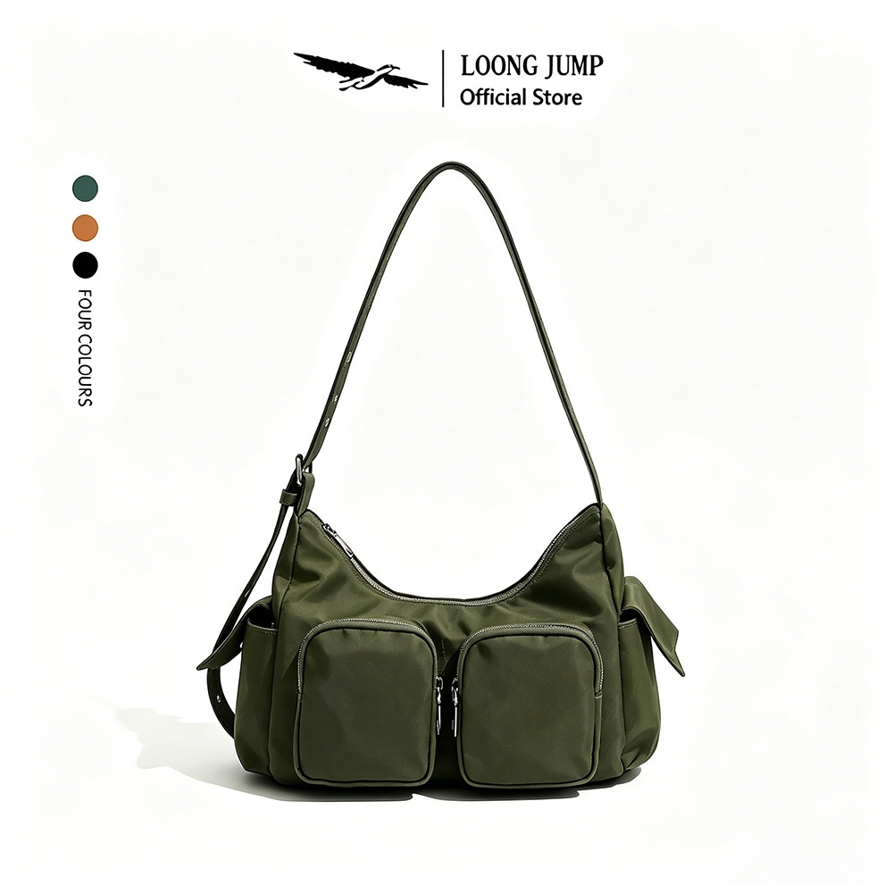 LOONG JUMP กระเป๋าสะพายข้าง รุ่นใหม่ 2026 หลายช่องใส่ของ ทนทาน ใช้งานประจำวัน