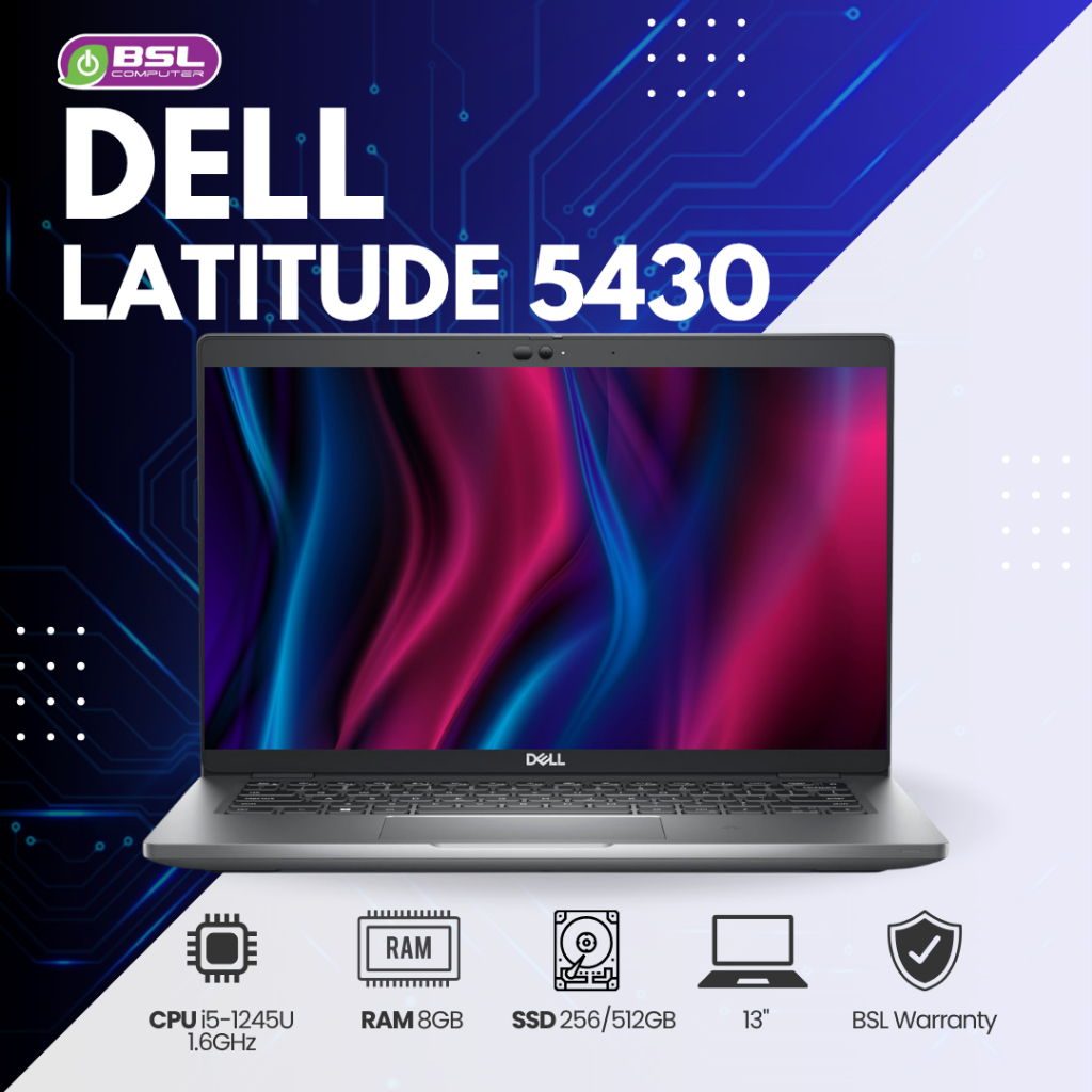 💼 Dell Latitude 5430 | Core i7, i5 Gen 12 💻 โน๊ตบุ๊คมือสอง สายธุรกิจ บาง เบา พกพาสะดวก | Used Laptop