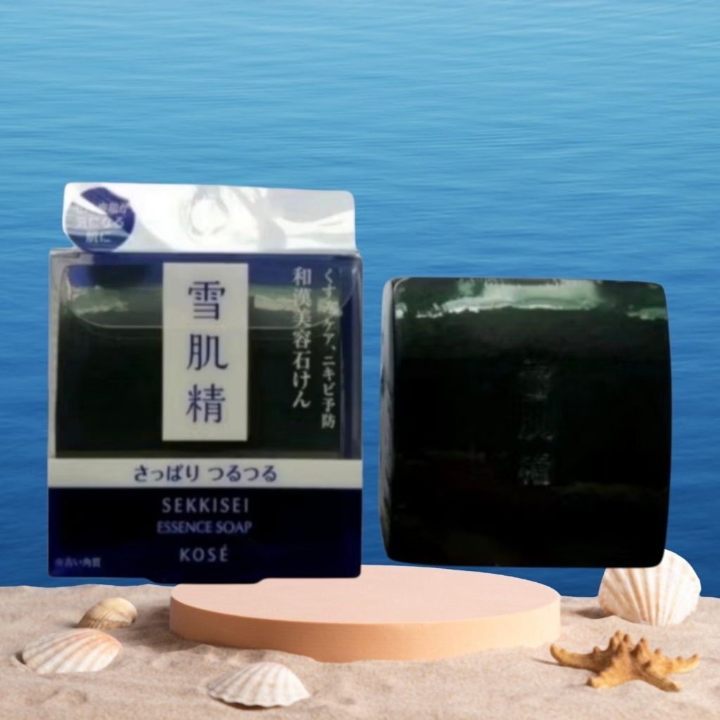 สบู่ดำล้างหน้า Kose Sekkisei Clear Facial Soap 120 g.