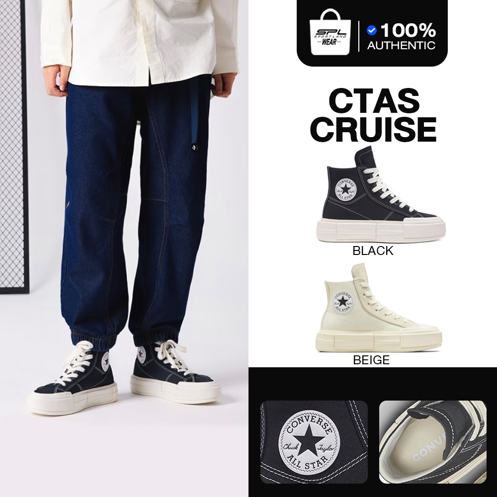 [ลด30% เก็บโค้ด 6112FASHDD] CONVERSE รองเท้าผ้าใบ รองเท้าแฟชั่น ข้อสูง UX CTAS Cruise HI A04688CF3CMXX / A04689CF3BKXX