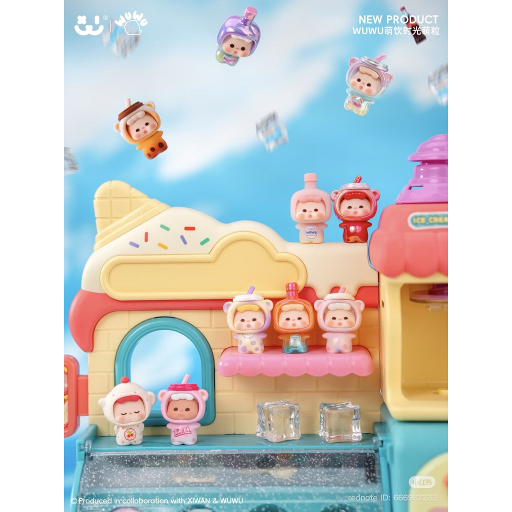 เลือกตัว บีน AMLLS WUWU Drinking Time Cute Granules Beans