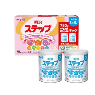 พร้อมส่ง นมผงเมจิ สเต็ป Meiji Step 1-3ปี 800 กรัม (ชมพู)