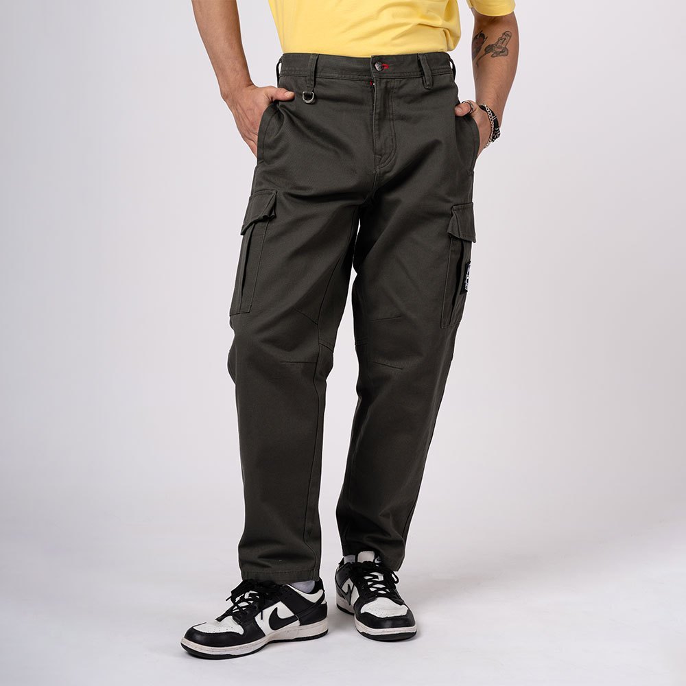 DAVIE JONES بنطلون كارغو رجالي Relax Fit — صورة 5