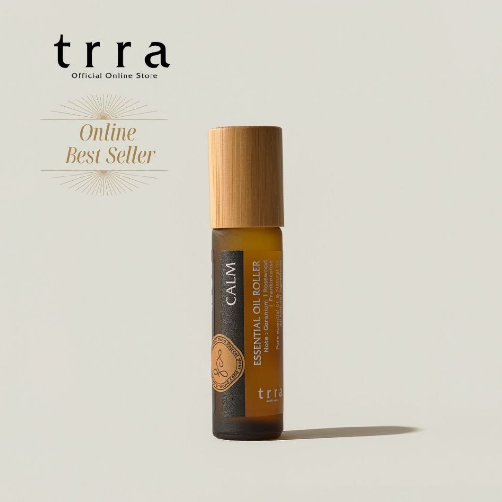t r r a Essential Oil Roller  - ธรา ลูกกลิ้งอโรมาเธอราพี บำบัดความเหนื่อยล้า  พกพาได้ทุกที่ 10 มล.