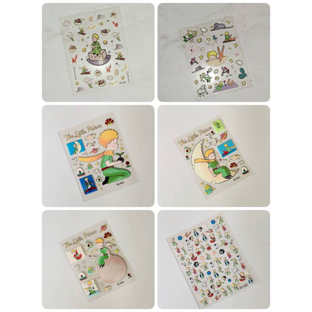 The Little Prince Sticker สติกเกอร์นูน เจ้าชายน้อย
