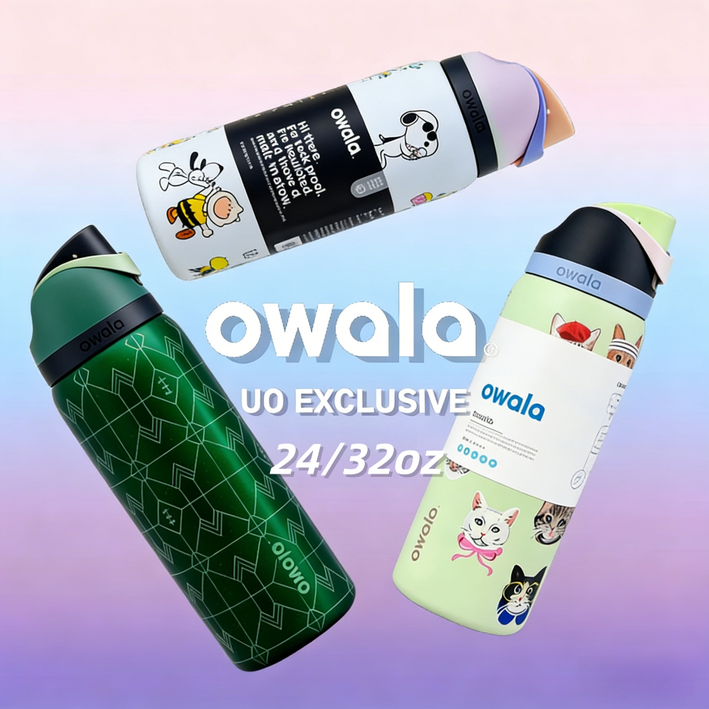 【รุ่นลิมิเต็ด] แก้วน้ำ OWALA ขนาด 24/32oz ของแท้จากอเมริกา 100% สั่งวันนี้รับของพรุ่งนี้!