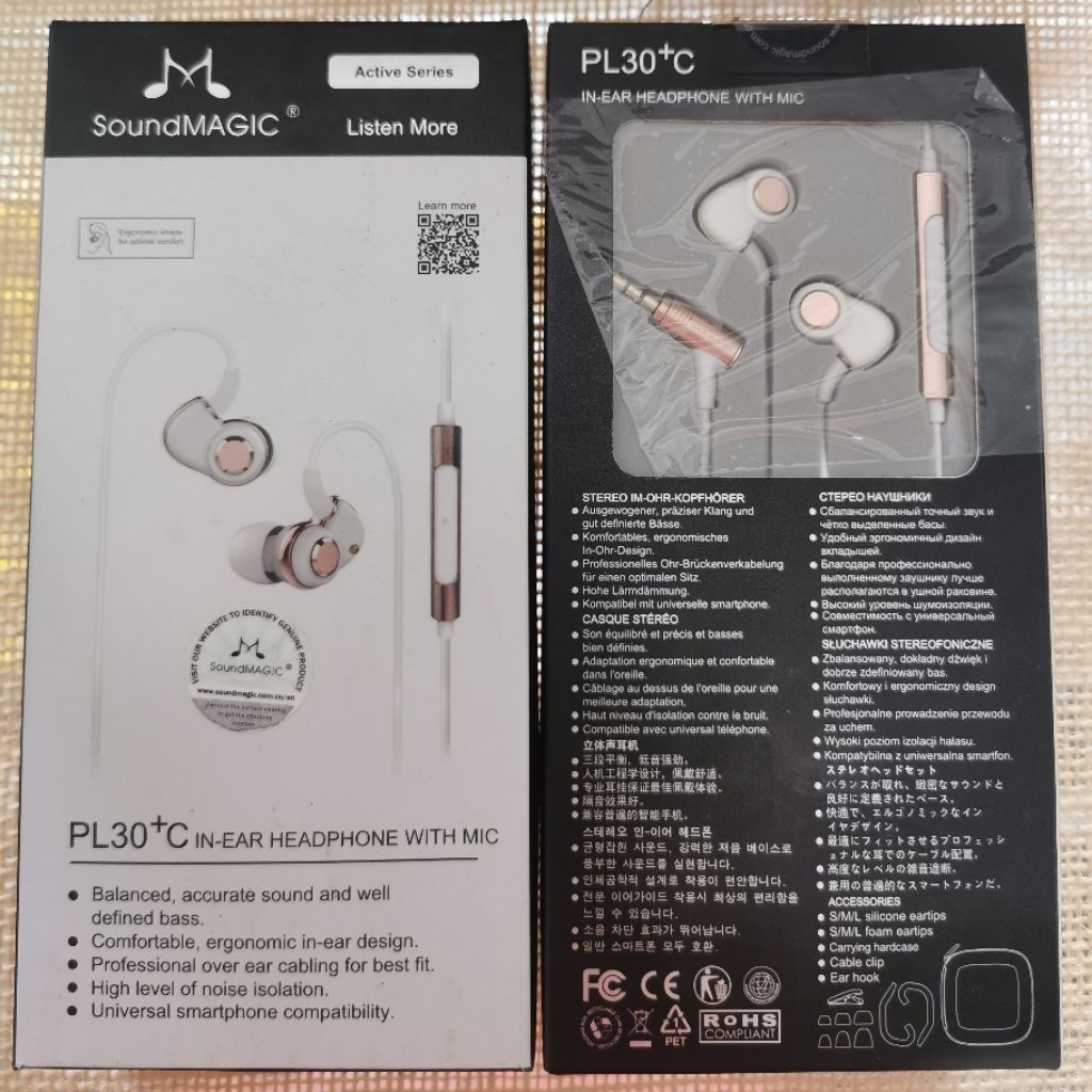 คุ้มค่าเกินราคา หูฟังอินเอียร์ มีสาย มีไมค์ Soundmagic PL30+C