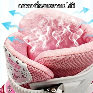 OIMIU รองเท้าสเก็ตโรลเลอร์เบลด ดีไซน์ทันสมัย สำหรับเด็กและผู้ใหญ่ ขนาด รองเท้าสเก็ตเด็กทนทาน