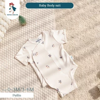 (ส่งด่วน) Charles x Snow Owl ชุดบอดี้สูทสำหรับเด็ก Baby Bodysuit (0-6M)