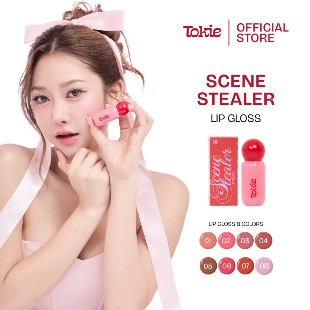 TOKIE SCENE STEALER LIP GLOSS โทกี้ ซีน สตีลเลอร์ ลิป กลอส