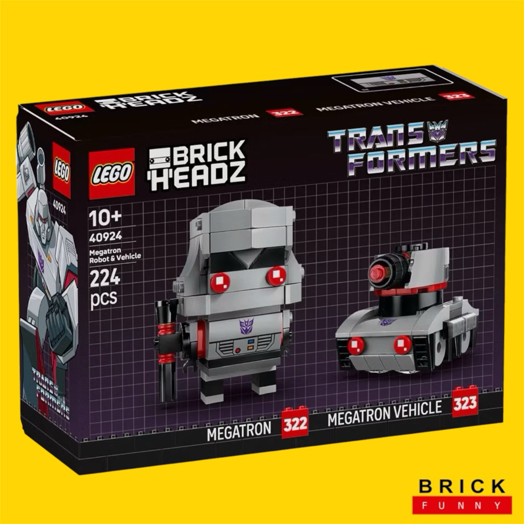 Lego BrickHeadz 40924 Megatron Robot & Vehicle สินค้าพร้อมส่ง  ของแท้ 100%