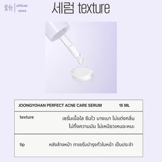 Joongyohan serum จุงโยฮันเซรั่ม เซรั่มสิว รอยสิว