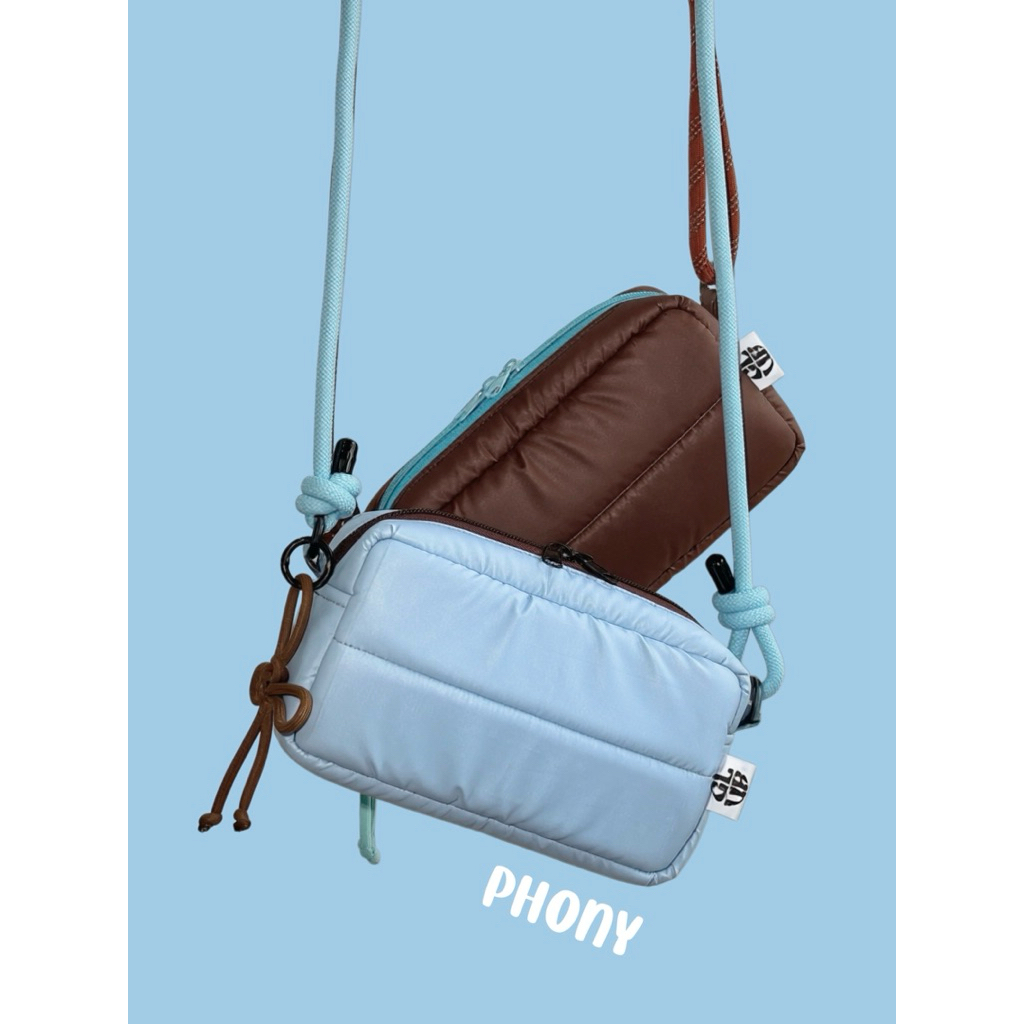 PHONY กระเป๋าใส่โทรศัพท์/เป๋าตังค์ 2สี 🩵🤎