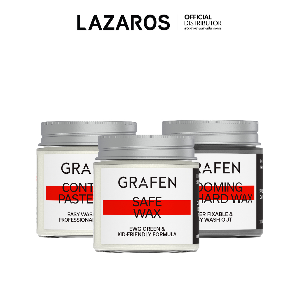 GRAFEN Korean Hair Styling Wax (Control Paste/Grooming Clay/Safe Wax/One Step Matte Wax)