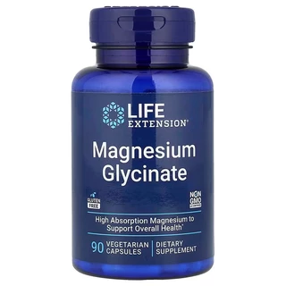Life Extension, Magnesium Glycinate, 90 Vegetarian Capsules (105 mg per Capsule) แมกนีเซียมไกลซิเนต