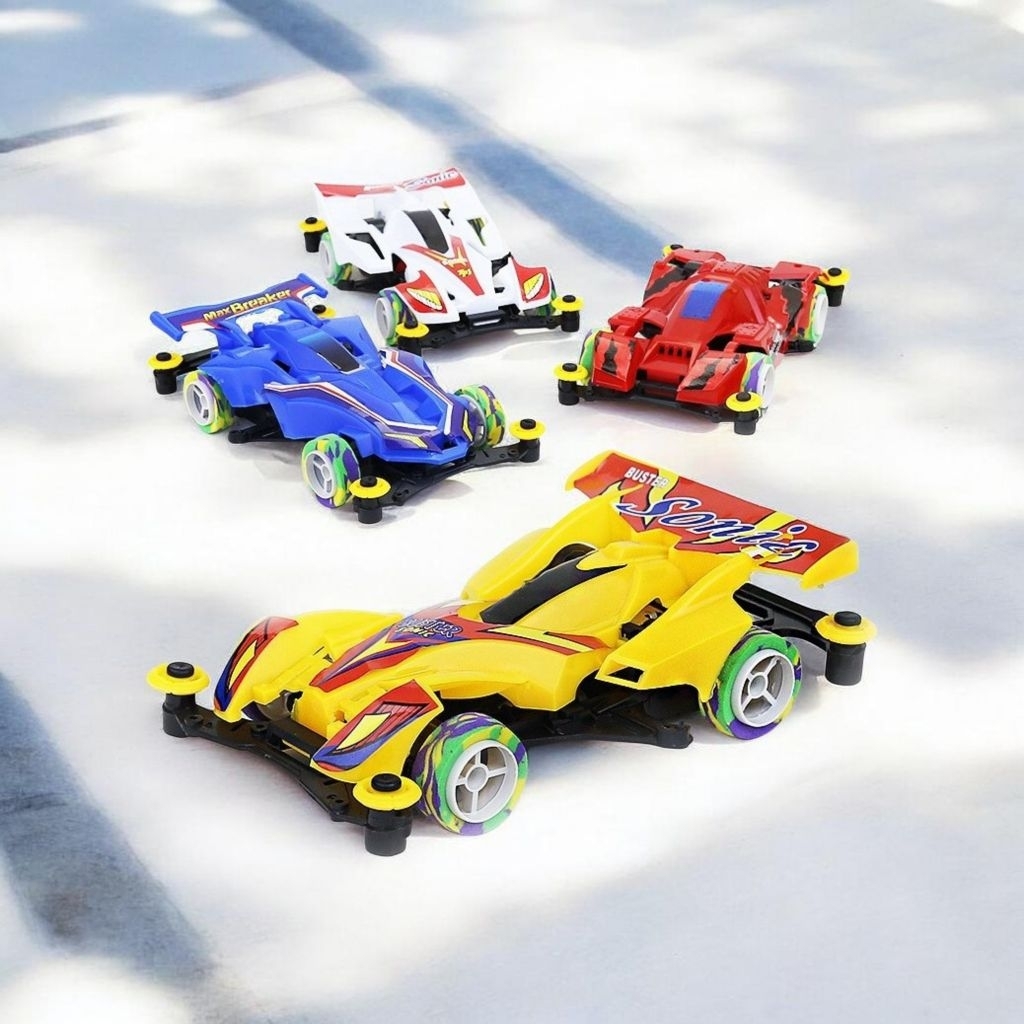 🇹🇭 รถทามิย่า Tamiya รถDash รถแข่งยุค 90 (ประกอบมาให้แล้ว) สุ่มลายเลือกสีได้ พร้อมส่งจากไทย