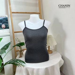 ✨CHANIN.STYLE✨เสื้อกล้ามซับใน สายเดี่ยวเต็มตัว ทรงสวย อก28-36" ใส่ได้