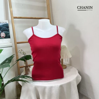 ✨CHANIN.STYLE✨เสื้อกล้ามซับใน สายเดี่ยวเต็มตัว ทรงสวย อก28-36" ใส่ได้