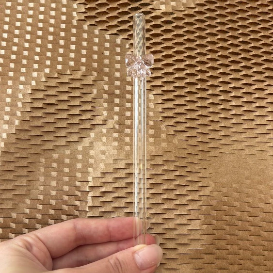 BON BON projects - Ribbon glass straw - หลอดแก้วรูปโบว์