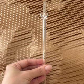 BON BON projects - Ribbon glass straw - หลอดแก้วรูปโบว์