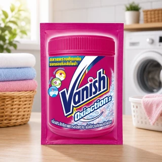 Vanish ผงซักฟอกขจัดคราบ 30G Crystal White | Oxi Action