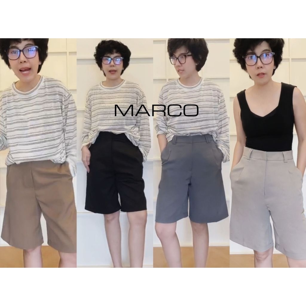 กางเกง​ รุ่น​ Marco  (New )ขาสั้น​ ​3ส่วน​ แบรนMAFITPIAผ้าใส่สบายไม่ร้อน​ เนื้อผ้านุ่มไม่แข็งกระด้าง