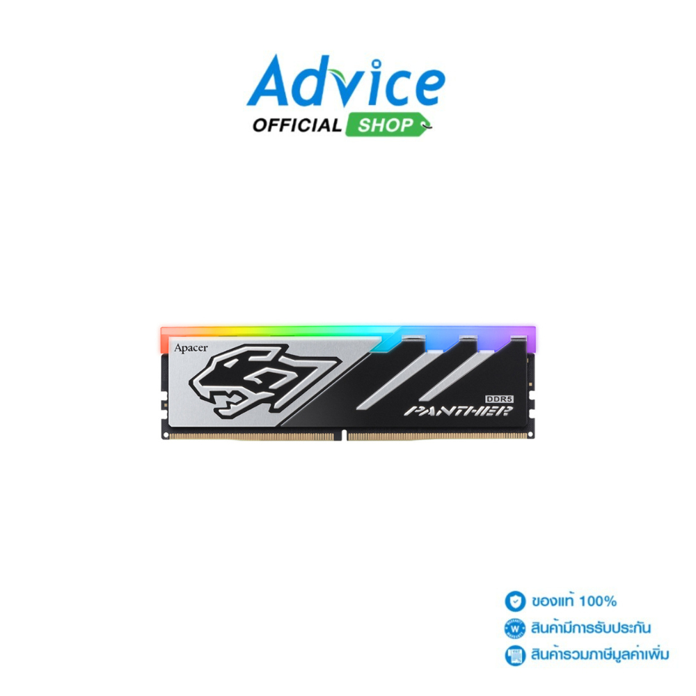 APACER RAM DDR5(6000) 16GB PANTHER RGB (AH5U16G60C6229BAA-1) - A0179945