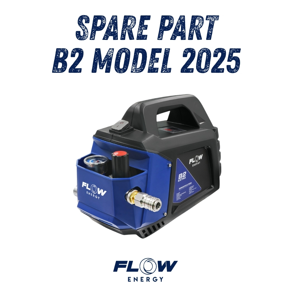 Flow Energy – B2 New Model 2025 อุปกรณ์และอะไหล่สำหรับเครื่องฉีดน้ำแรงดันสูงรุ่น B2 Extra (ตะกร้าที่ 2)