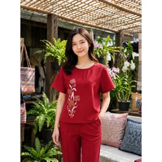 เสื้อใยกัญชงลินิน งานอัดกาว มีหลากหลายแบบ ตัดตามออเดอร์