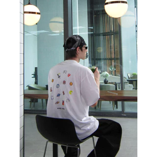 Hype It - Hype Pixel T-Shirt เสื้อยืดแขนสั้นทรง Oversized แบรนด์ Hype It (คอไม่กว้าง ทรงไหล่ตก)
